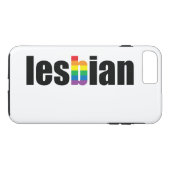 Lesbischer Stolz Case-Mate iPhone Hülle (Rückseite (Horizontal))