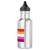 Lesbischer Stolz Edelstahlflasche (Rechts)