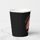 Lesbischer Stolz feiern Diversity Liebe ist Liebe Pappbecher (Rechts)