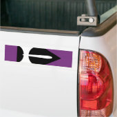 Lesbischer Stolz-Flag Lila Ax Autoaufkleber (Auf Lkw)