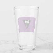 Lesbischer Stolz-Flag Lila Ax Glas (Rückseite)