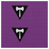 Lesbischer Stolz-Flag Lila Ax Stoff (Nahaufnahme)