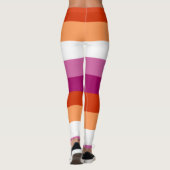 Lesbischer Stolz Leggings (Rückseite)