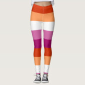 Lesbischer Stolz Leggings (Vorderseite)