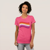 Lesbischer Stolz T-Shirt (Vorne ganz)