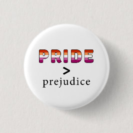 Lesbischer Stolz und Vorurteil  Button