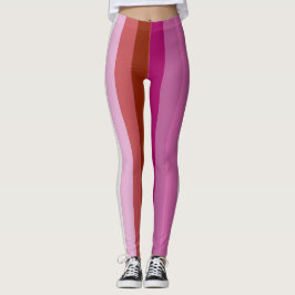 Lesbischer vertikaler Streifen der Leggings