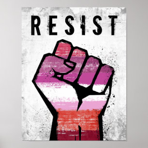 Lesbischer Widerstand Poster