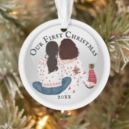 Lesbisches Afrikanisches FOTO Ornament