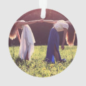 Lesbisches Afrikanisches FOTO Ornament (Rückseite)