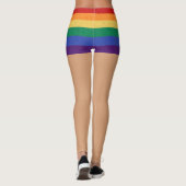 Lesbisches Frauenzeichen Rainbow Leggings (Rückseite)