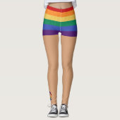 Lesbisches Frauenzeichen Rainbow Leggings (Vorderseite)