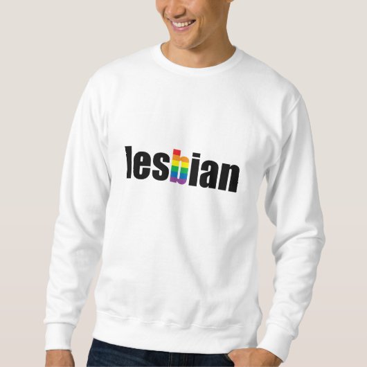 Lesbisches grundlegendes Sweatshirt (Vorderseite)