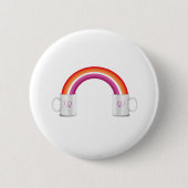 Lesbisches Kaffeetreff Button (Vorderseite)
