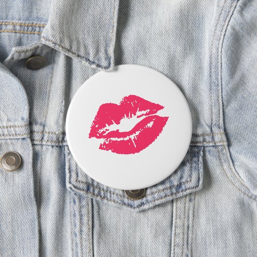 LESBISCHES LIPPENsymbol Button (Beispiel)