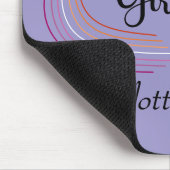 Lesbisches Mädchen-Kisser-Mauspad Mousepad (Ecke)