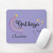 Lesbisches Mädchen-Kisser-Mauspad Mousepad (Mit Mouse)