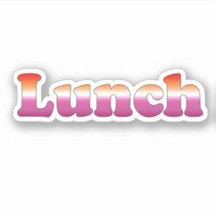 Lesbisches Mittagessen Aufkleber