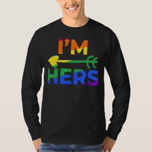Lesbisches Paar Sie ist meine ich bin ihr Matching T-Shirt