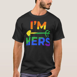 Lesbisches Paar Sie ist meine ich bin ihr Matching T-Shirt