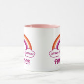 Lesbisches Stolz-Design /ein paar Tasse (Zentrum)