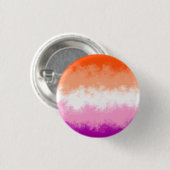 Lesbisches Stolzflaggen-Abzeichen Button (Vorne & Hinten)
