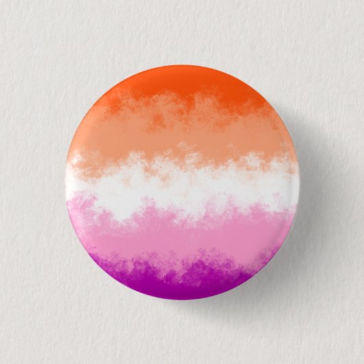Lesbisches Stolzflaggen-Abzeichen Button (Vorderseite)