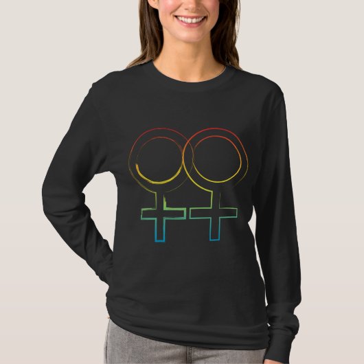 lesbisches Symbol T-Shirt (Vorderseite)