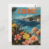 Lesbos Vintag Postkarte (Vorne/Hinten)