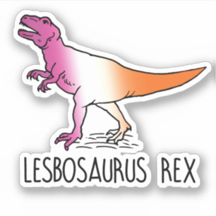Lesbosaurus Rex Aufkleber