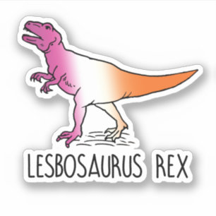 Lesbosaurus Rex Aufkleber