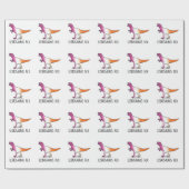 Lesbosaurus Rex Geschenkpapier (Flach)