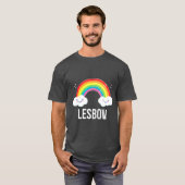 Lesbow Rainbow Gay Pride t Gift T-Shirt (Vorne ganz)