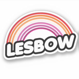 Lesbow - Sonnenuntergang Aufkleber