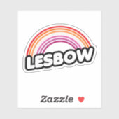 Lesbow - Sunset Aufkleber (Blatt)