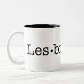 Lesbrarian Zweifarbige Tasse (Links)
