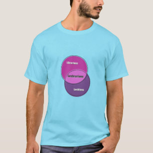 Lesbrarier Lesbians Librarians-Venendig T-Shirt