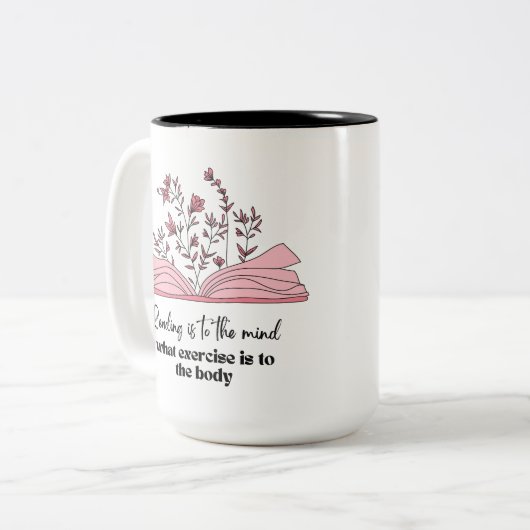 LESBÜCHER ZWEIFARBIGE TASSE (Vorderseite Links)