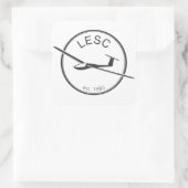 LESC Decal Quadratischer Aufkleber (Tasche)