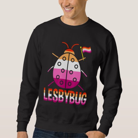 Lesdybug Lesbian Ladybug Pride Lgbt Matching Lesbi Sweatshirt (Vorderseite)