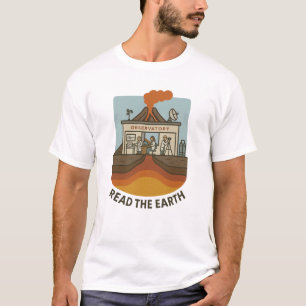 Lese die Geologie-Lab-T-Shirt der Erde T-Shirt