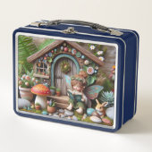 Lese-Fairy-Metal-Lunch Box Metall Brotdose (Vorderseite)