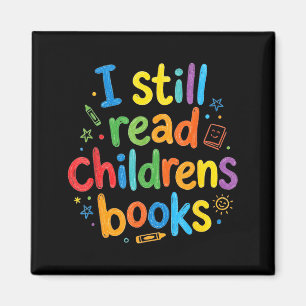 Lese Kinderbücher lustige Bibliothekar Lehrkräfte Magnet