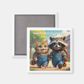 Lese-, Rechtschreibungs-, Rucksäcke- und Lächelmag Magnet (Vorderseite/Rückseite)