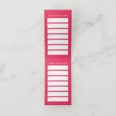 Lese Superhelden zwei Wochen Lese-Herausforderung Treuekarte (Innenseite Aufgefaltet)