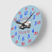 Lese-Uhr 55 Runde Wanduhr (Winkel)