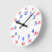 Lese-Uhr Runde Wanduhr (Winkel)