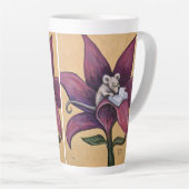 Leseblumen-Latte-Tasse Milchtasse (Rechte Ecke)
