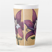 Leseblumen-Latte-Tasse Milchtasse (Vorderseite)