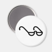 Lesebrille Magnet (Vorderseite/Rückseite)